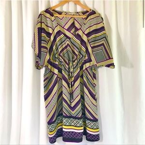 HALO Geometric Print Swim Coverup